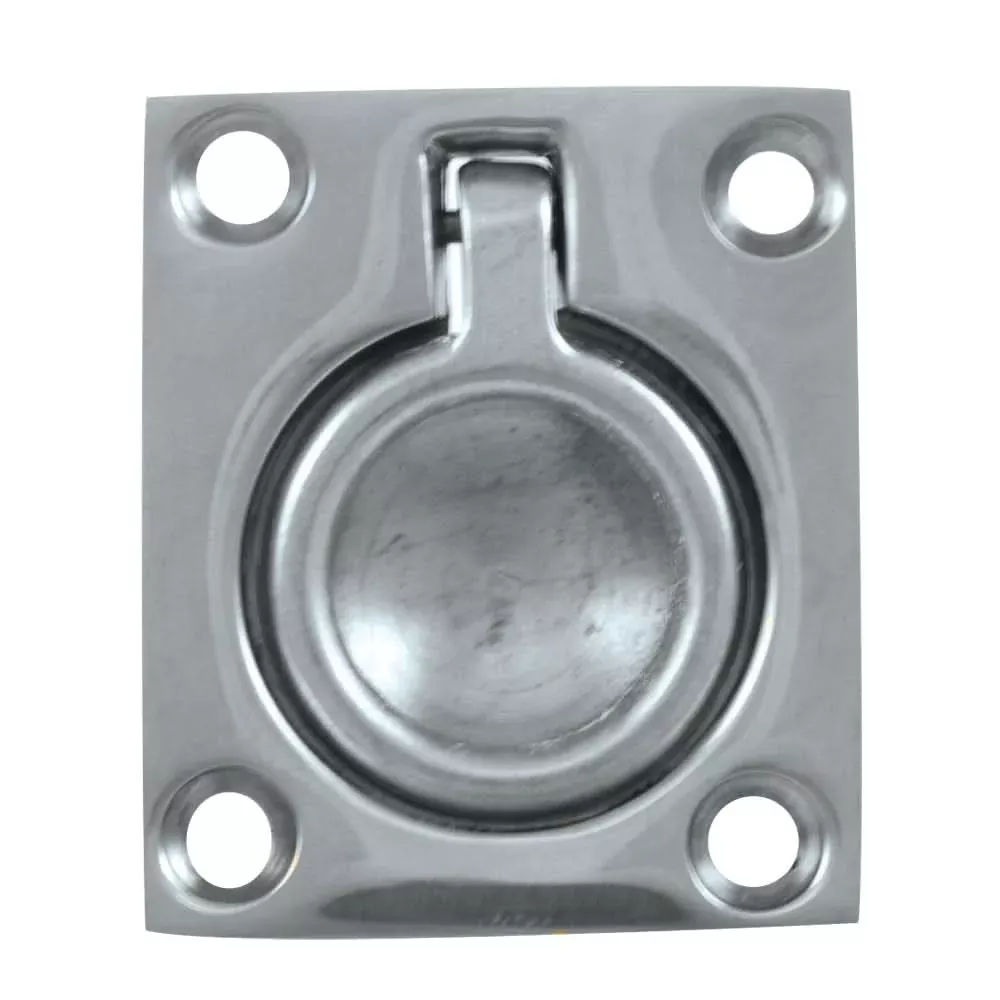 Whitecap Flush Pull Ring – CP/Brass – 1-1/2″ x 1-3/4″ [S-3360C]