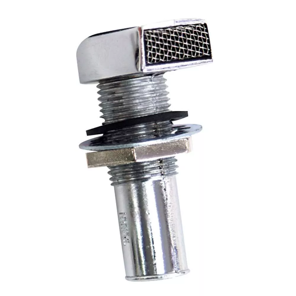 Whitecap Fuel Vent – Rectangular Head, Straight, 9/16″ Hose [S-7031C]