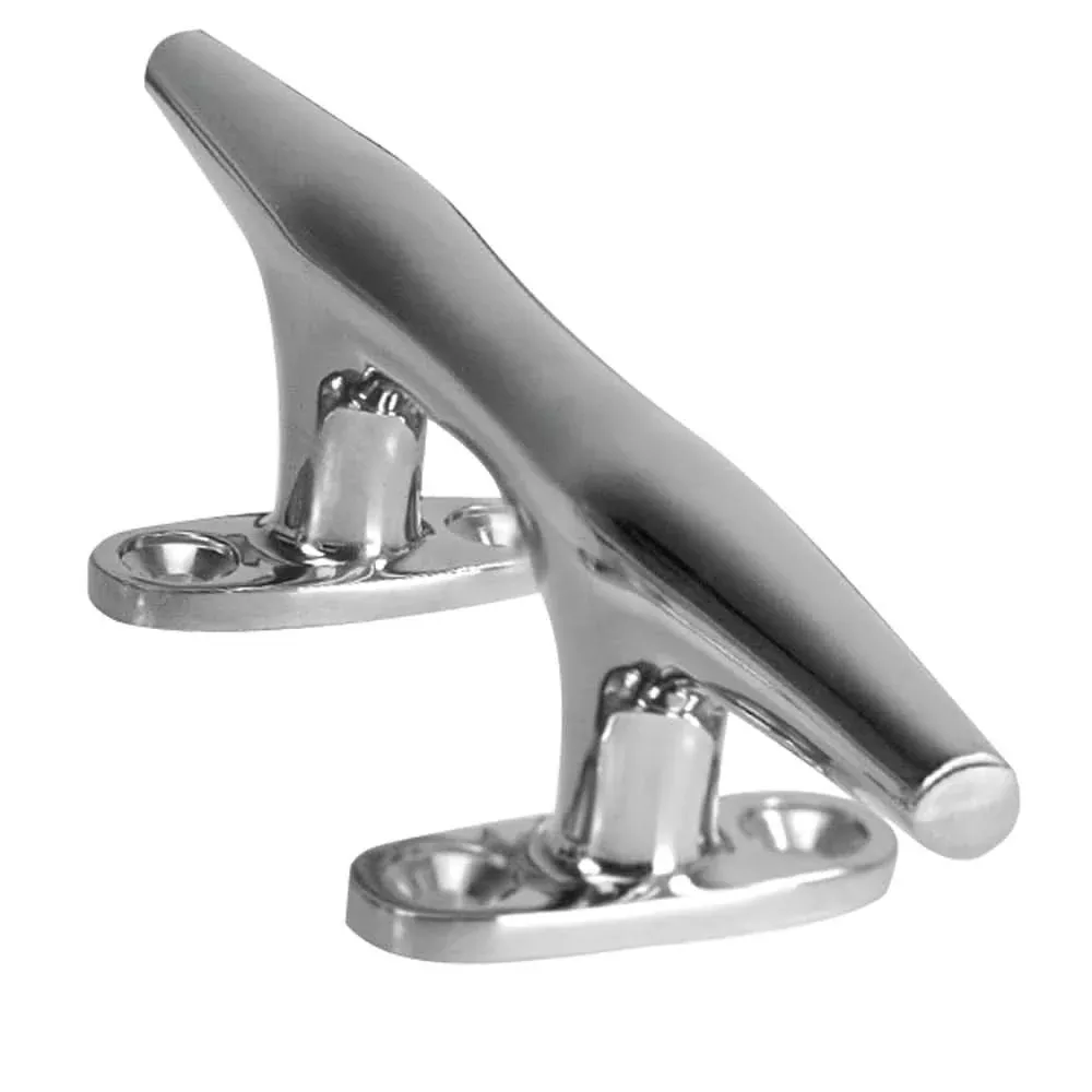 Whitecap Heavy Duty Hollow Base Stainless Steel Cleat – 8″ [6110]