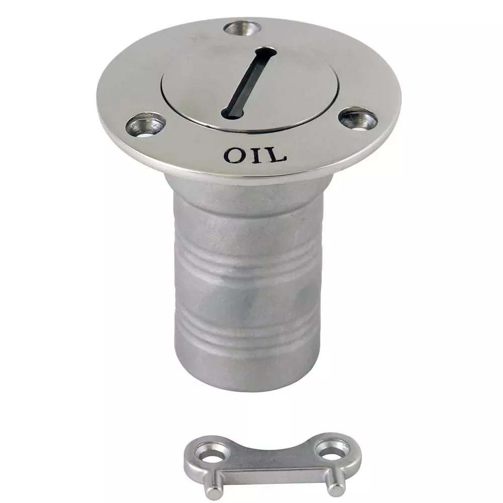 Whitecap Hose Deck Fill – 1-1/2″ Hose – Oil [6129C]
