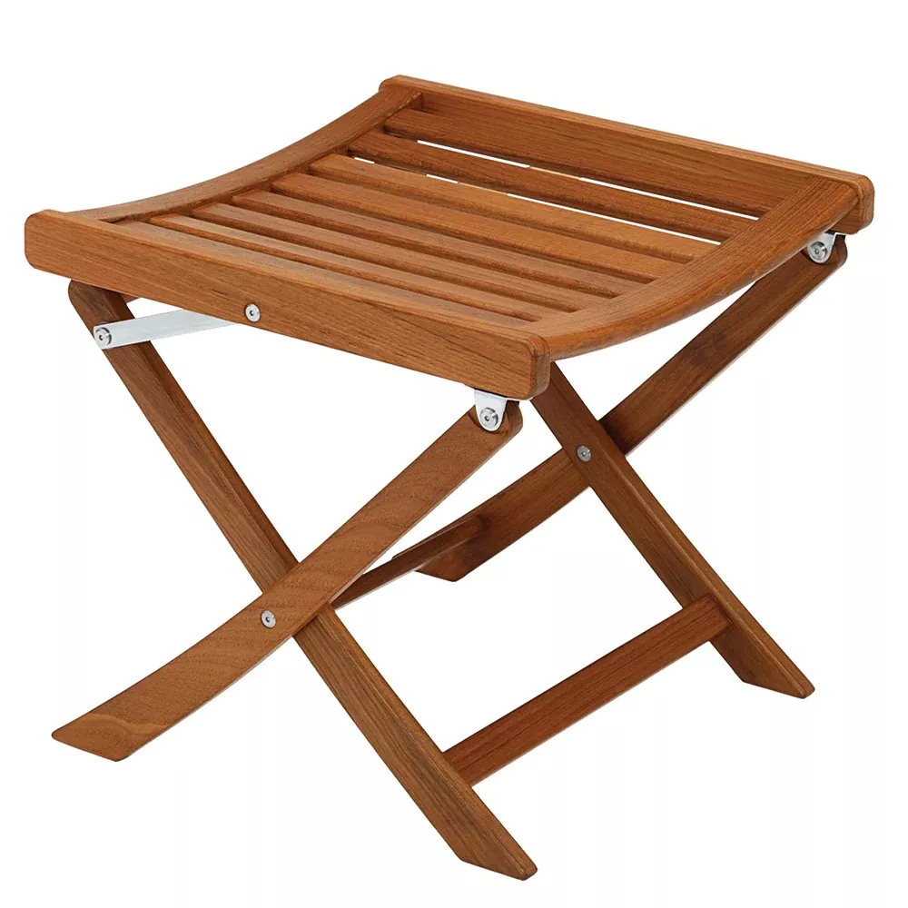 Whitecap Matching Foot Stool – Teak [WT60072]
