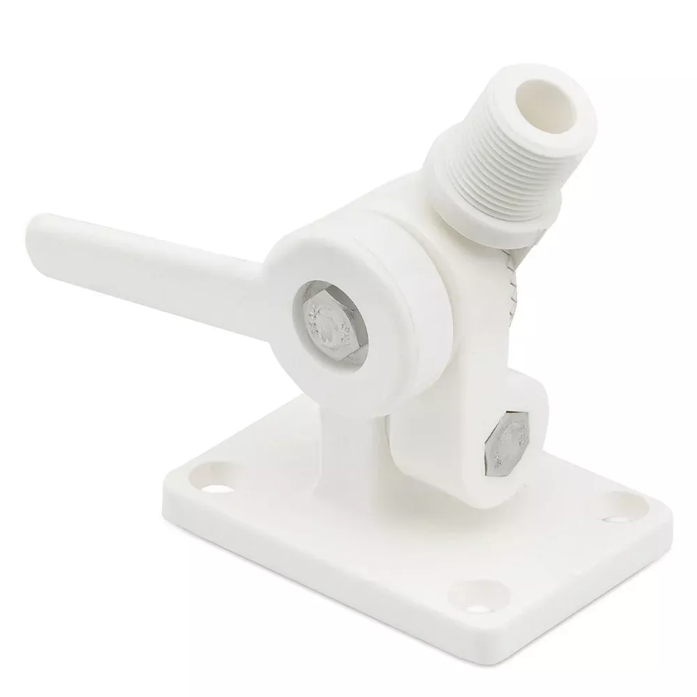 Whitecap Nylon Ratchet Mount - White - S-1805