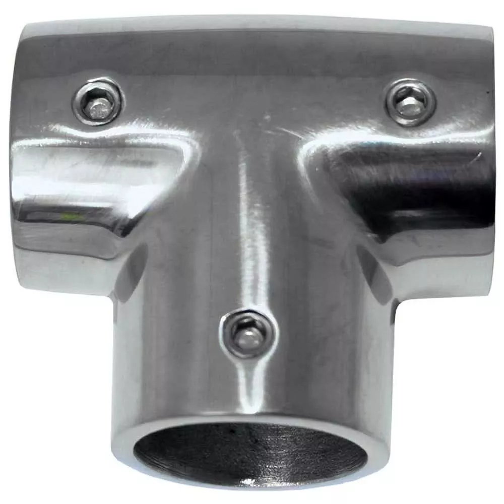 Whitecap" O.D. 90ø SS Tee Fitting - 6043C
