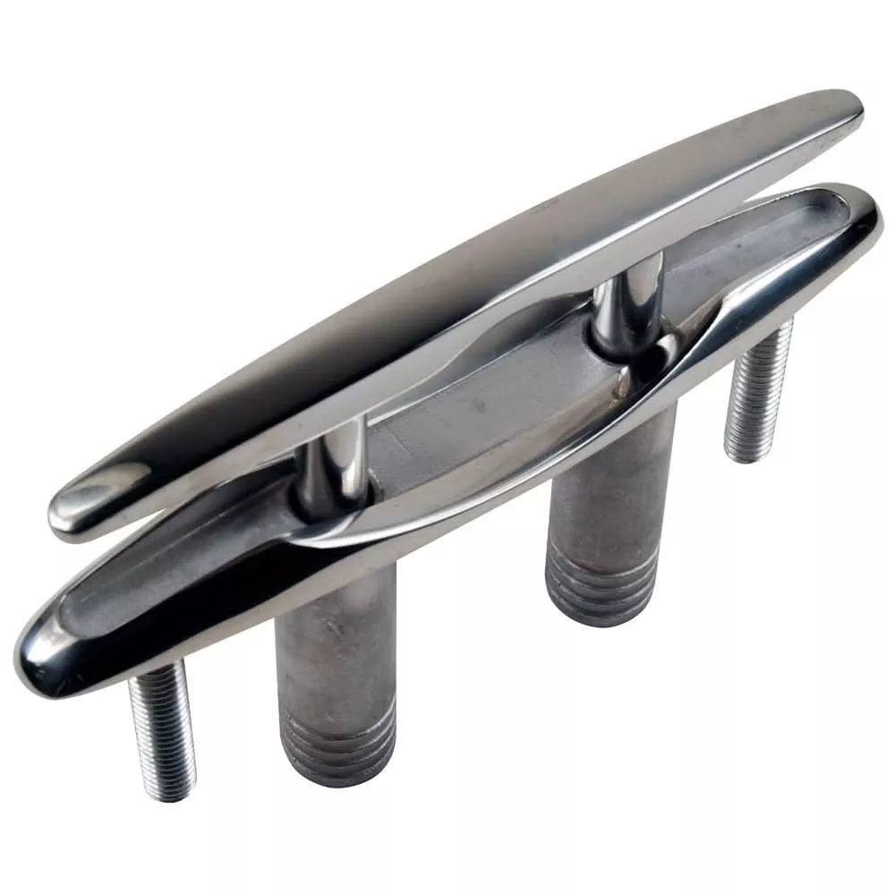 Whitecap Pull Up Stainless Steel Cleat – 8″ [6710]