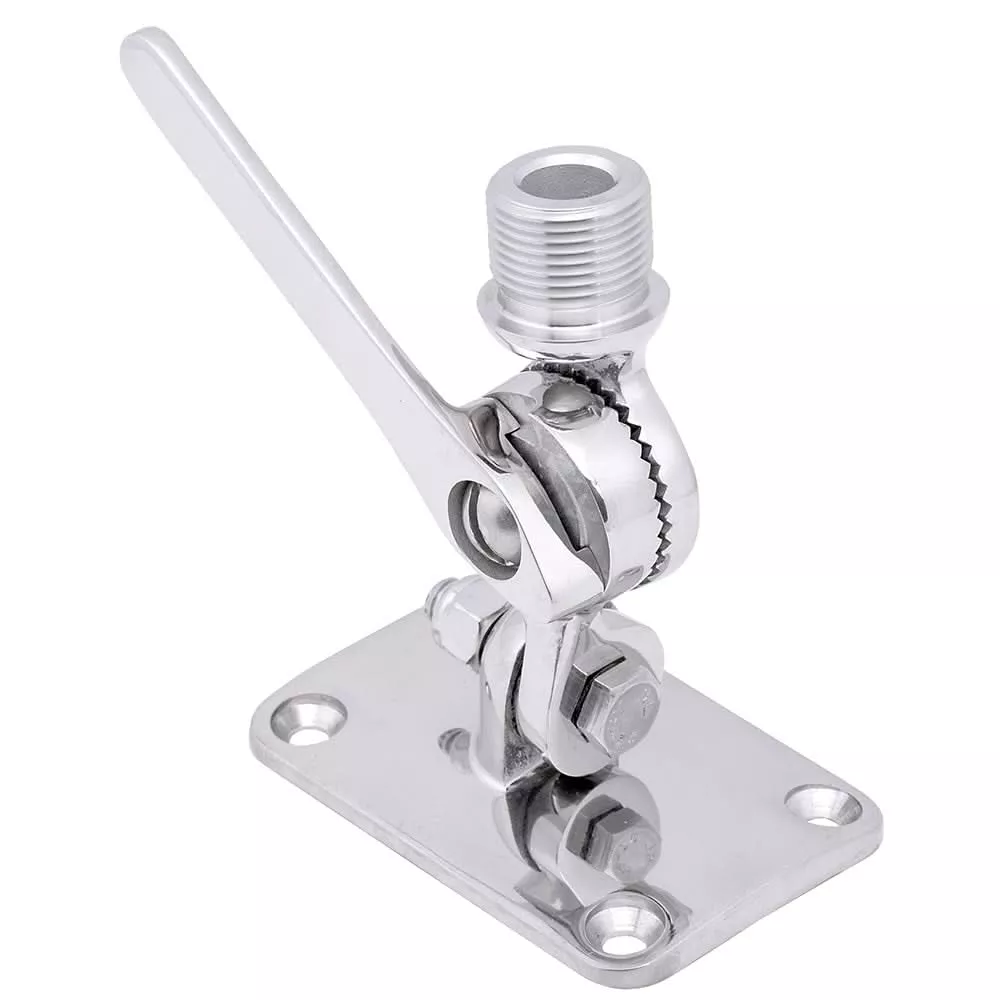 Whitecap Ratchet Antenna Mount - 316 Stainless Steel - S-1802C