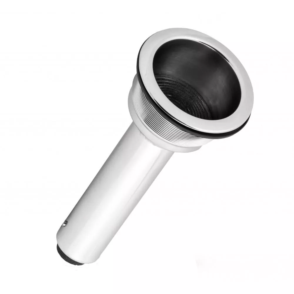 Whitecap Rod/Cup Holder - 304 Stainless Steel - 0degree- S-0627C