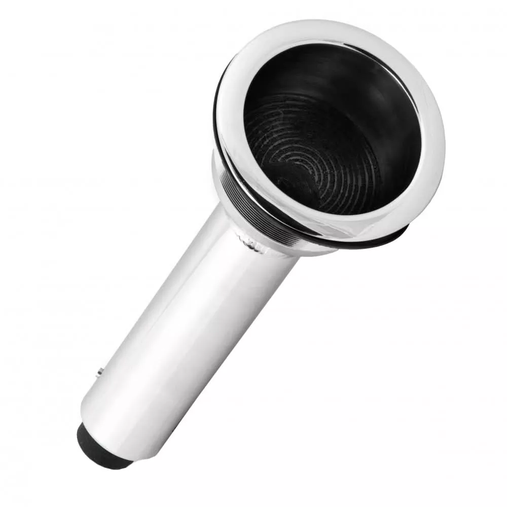Whitecap Rod/Cup Holder - 304 Stainless Steel - 15degree- S-0628C