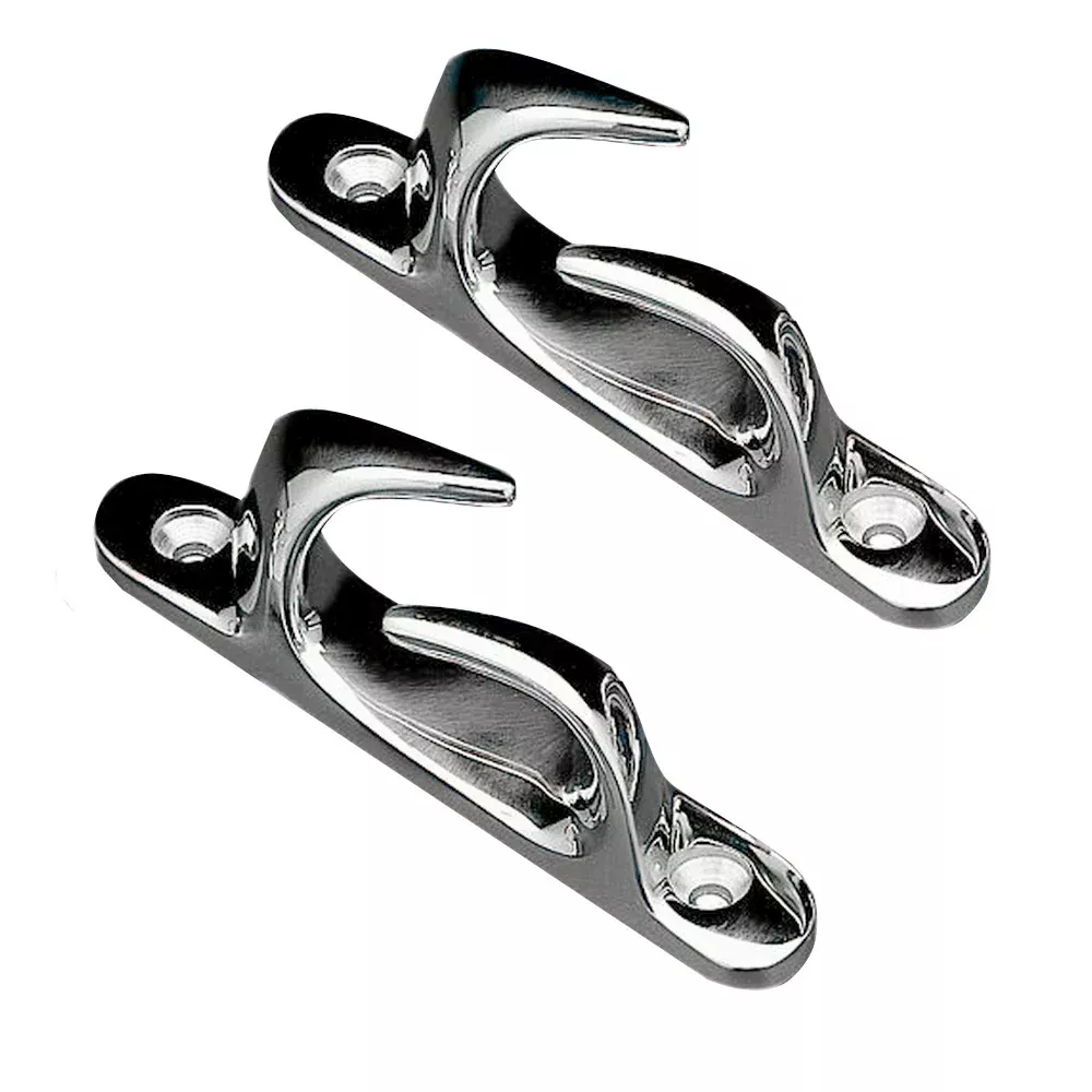 Whitecap Skene Bow Chock 4-1/2″ Pair – Chrome Plated Brass [S-0981C]