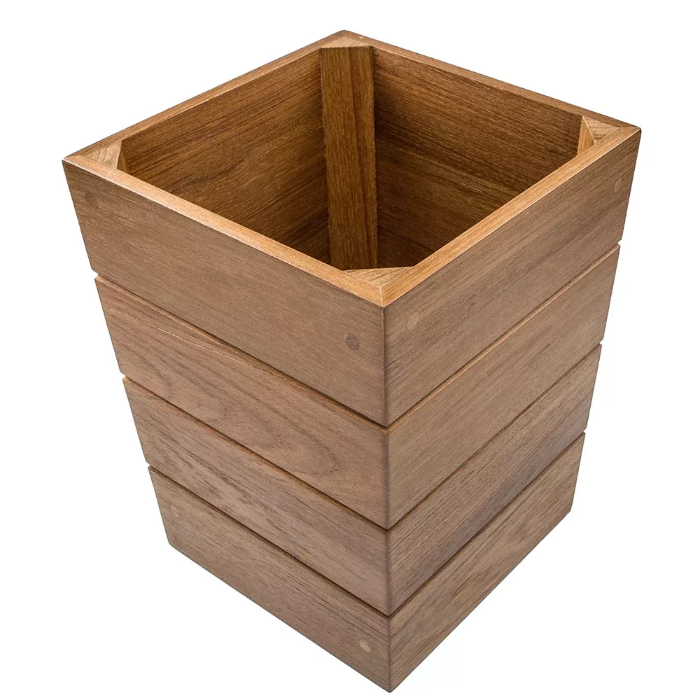 Whitecap Small Waste Basket – Teak [WT63102]