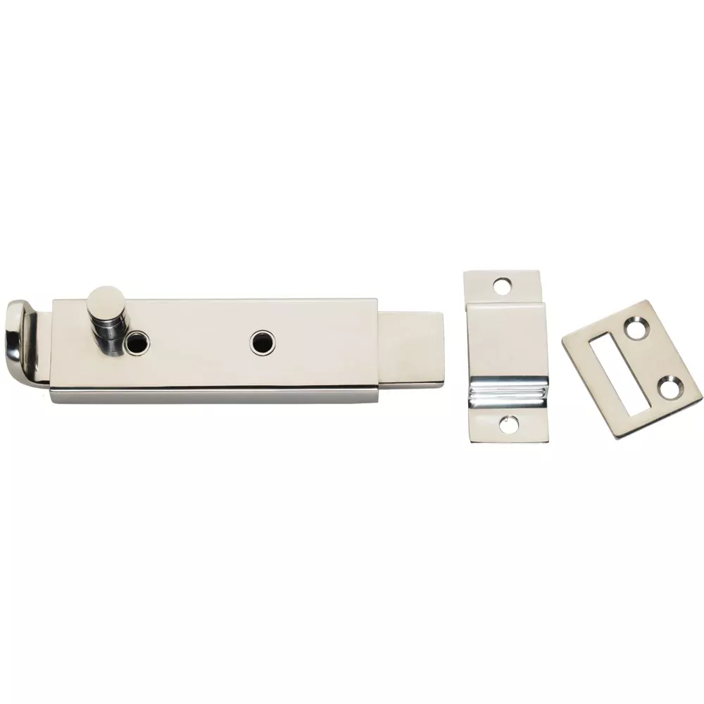 Whitecap Spring Loaded Slide Bolt/Latch – 316 Stainless Steel – 5-5/16″ [S-0588C]