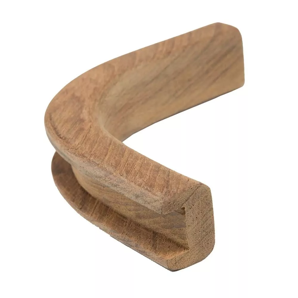 Whitecap Teak Track Inside Corner Molding – 1/2″ [60822]