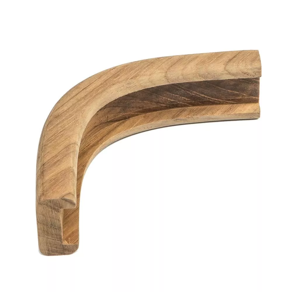 Whitecap Teak Track Outside Corner Molding – 3/4″ [60827]