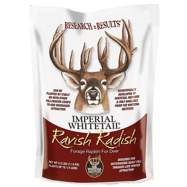 Whitetail Institute Imperial Ravish Radish Food Plot Seed 2.5 lb