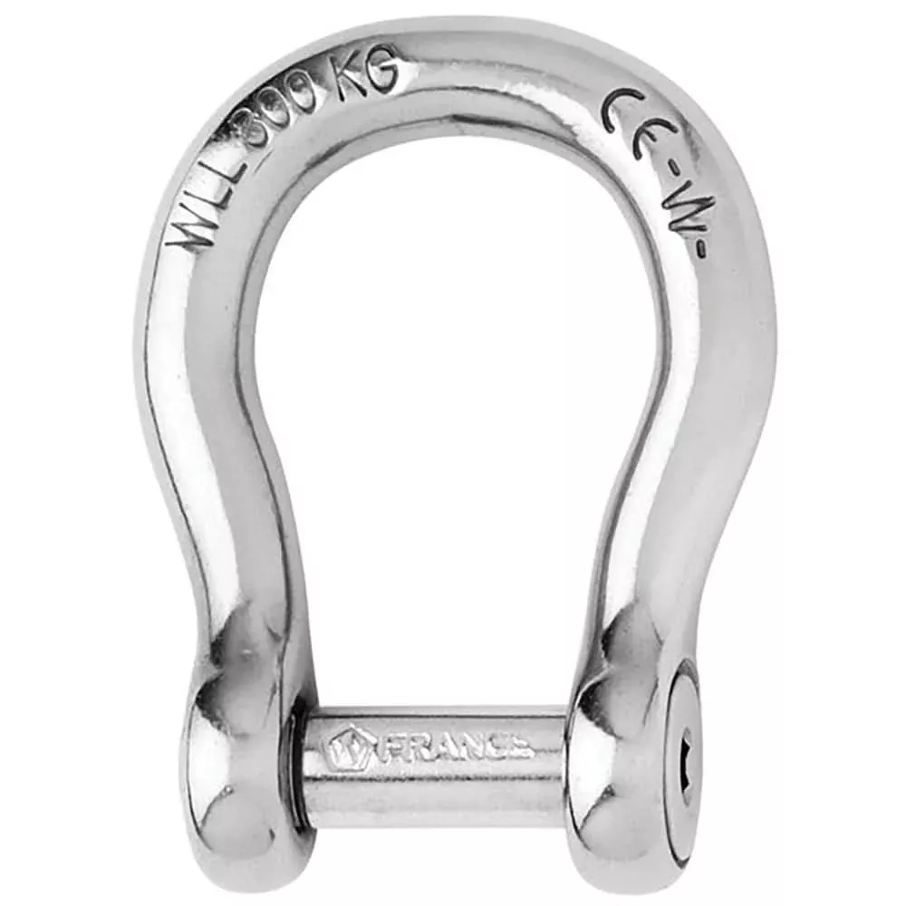 Wichard Self-Locking Allen Head Pin Bow Shackle - 12mm Diameter - 15/32" - 1346