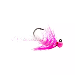 Widow Maker Lures Tungsten Bugger Jig - 1/64 OZ. - Pink/White