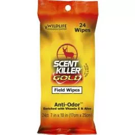 Wildlife Research Scent Killer Gold Field Wipes