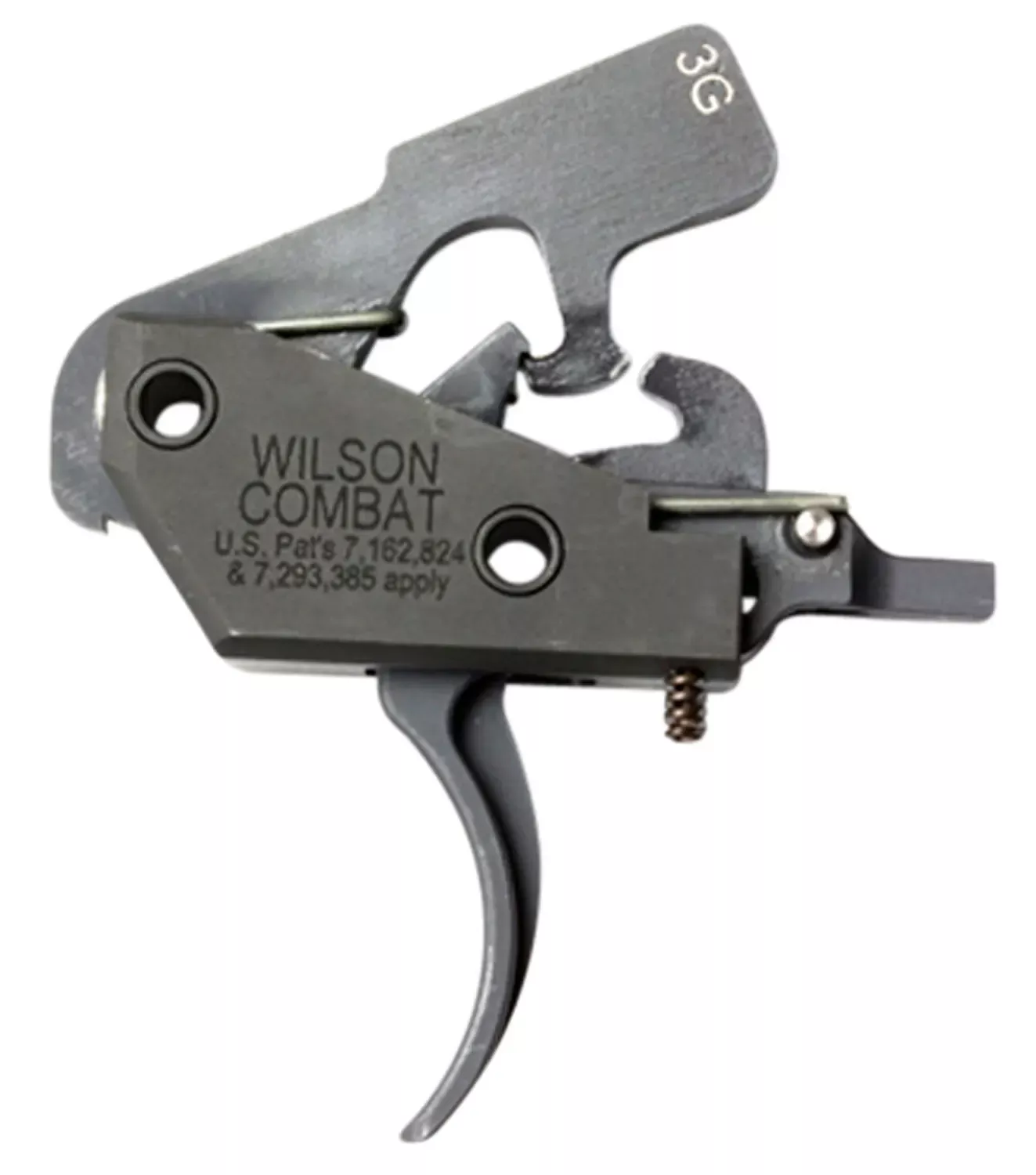 Wilson Combat Tactical Trigger Unit 3-Gun Drop-in Trigger with 3.50-4 lbs Draw Weight & Black Finish for AR-Platform