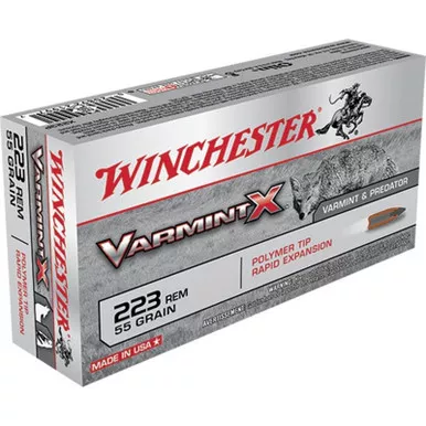 Winchester X223P Varmint X .223 55 GR Poly Tip 20 Rounds