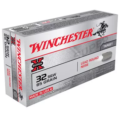 Winchester X32S&WP SuperX 32 S&W 85 GR LRN 50 Rounds