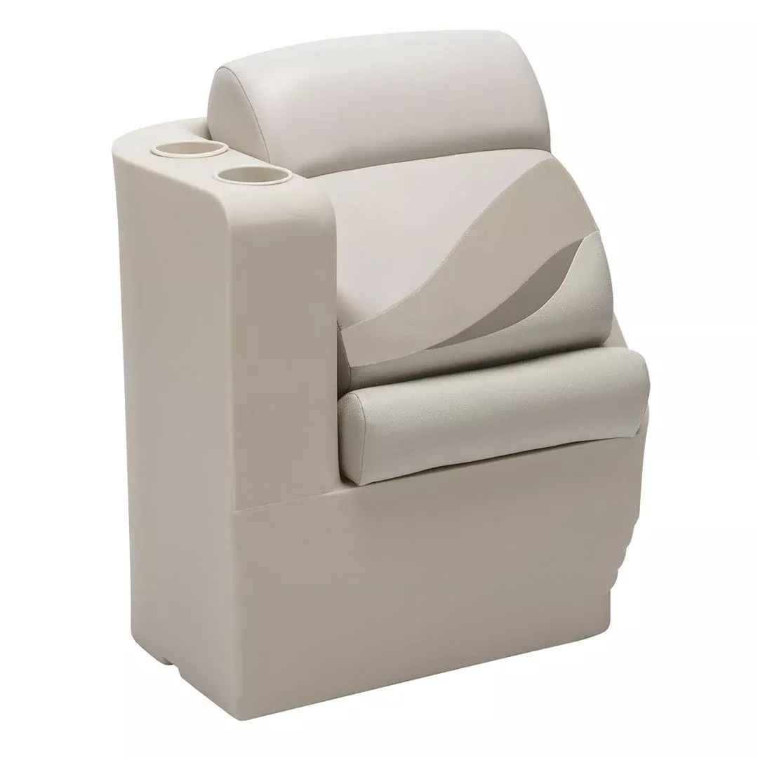 Wise Premier Pontoon Lean Back Recliner, Left, Stone /Mocha Java/Khaki• BM13006L-1066