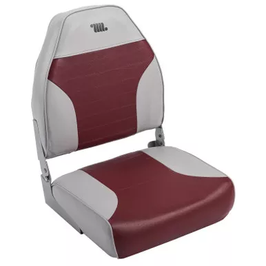 Wise Standard High Back Boat Seat Grey/Red