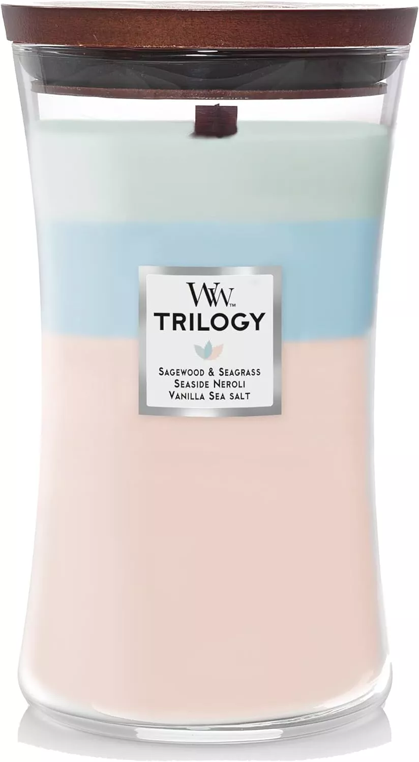 WoodWick Large Hourglass Candle – Oceanic Trilogy #1728623
