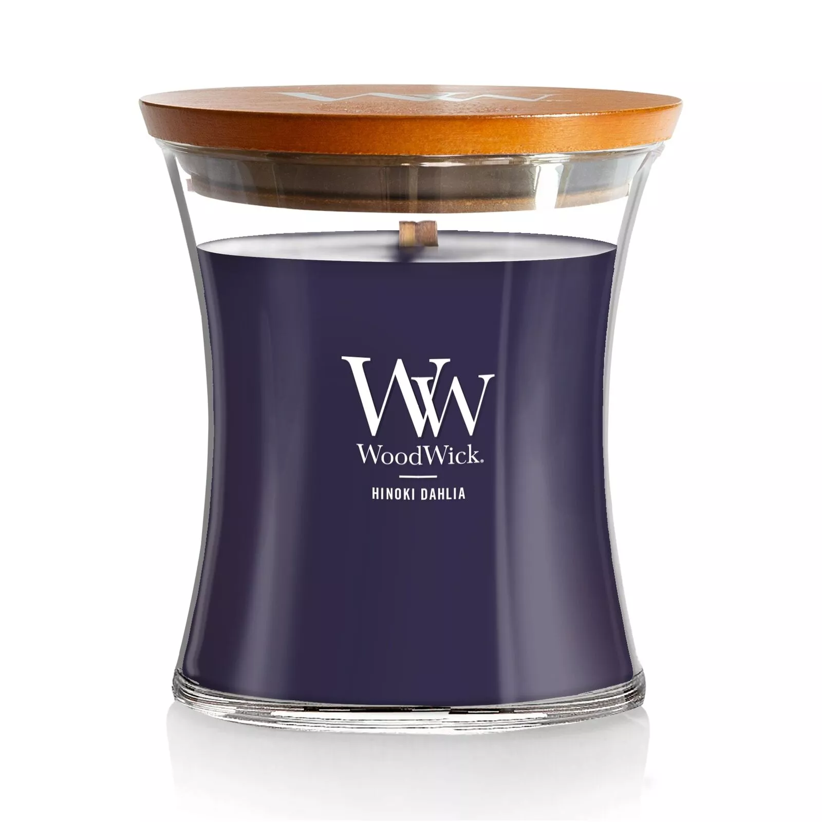 WoodWick Medium Hourglass Candle – Hinoki Dahlia #1743618