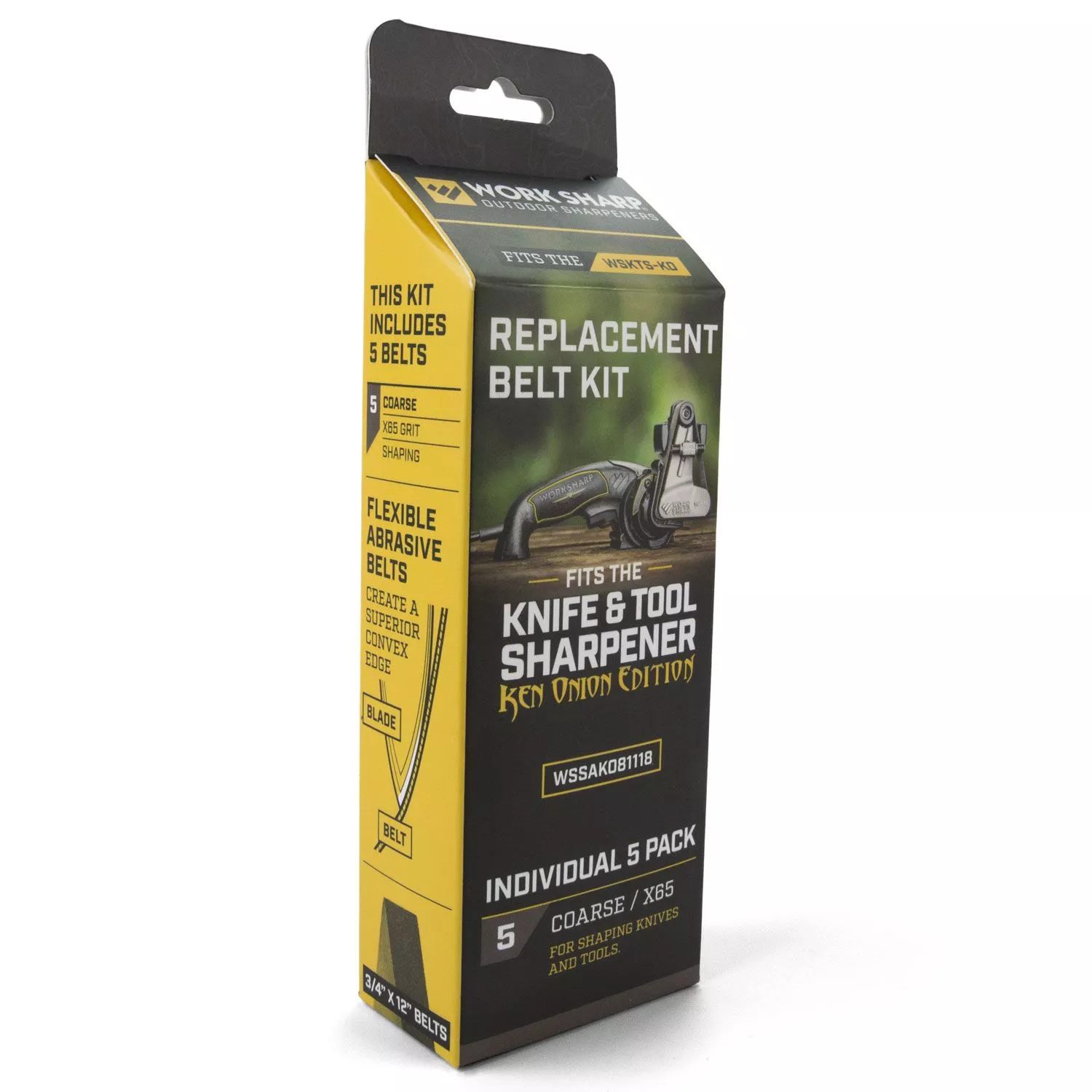 Work Sharp Gray X65 Coarse 220 Grit Replacement Belt Kit #WSSAK081118