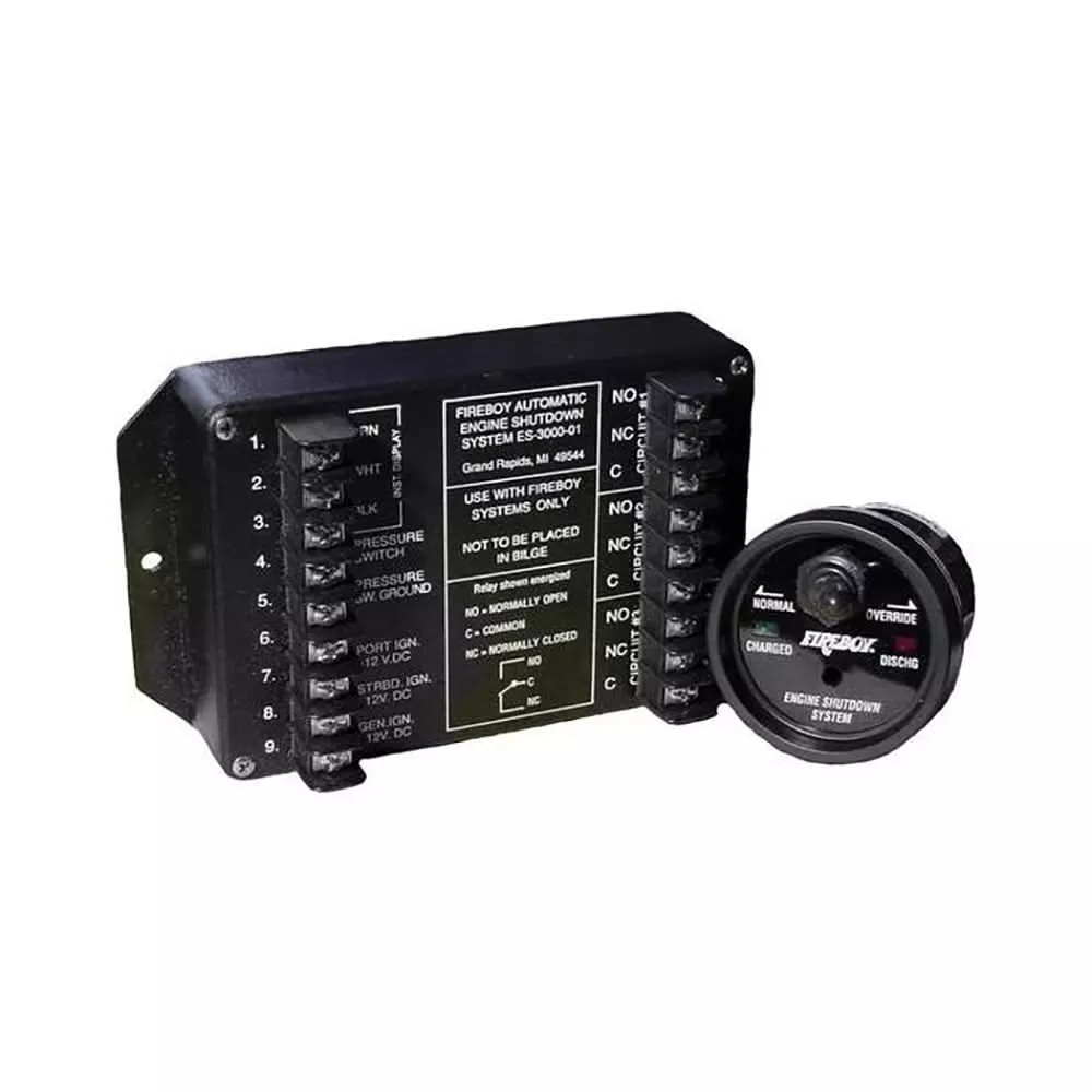 Xintex 8 Circuit Engine Shutdown with Time Delay – Round Display – ES-8015-01