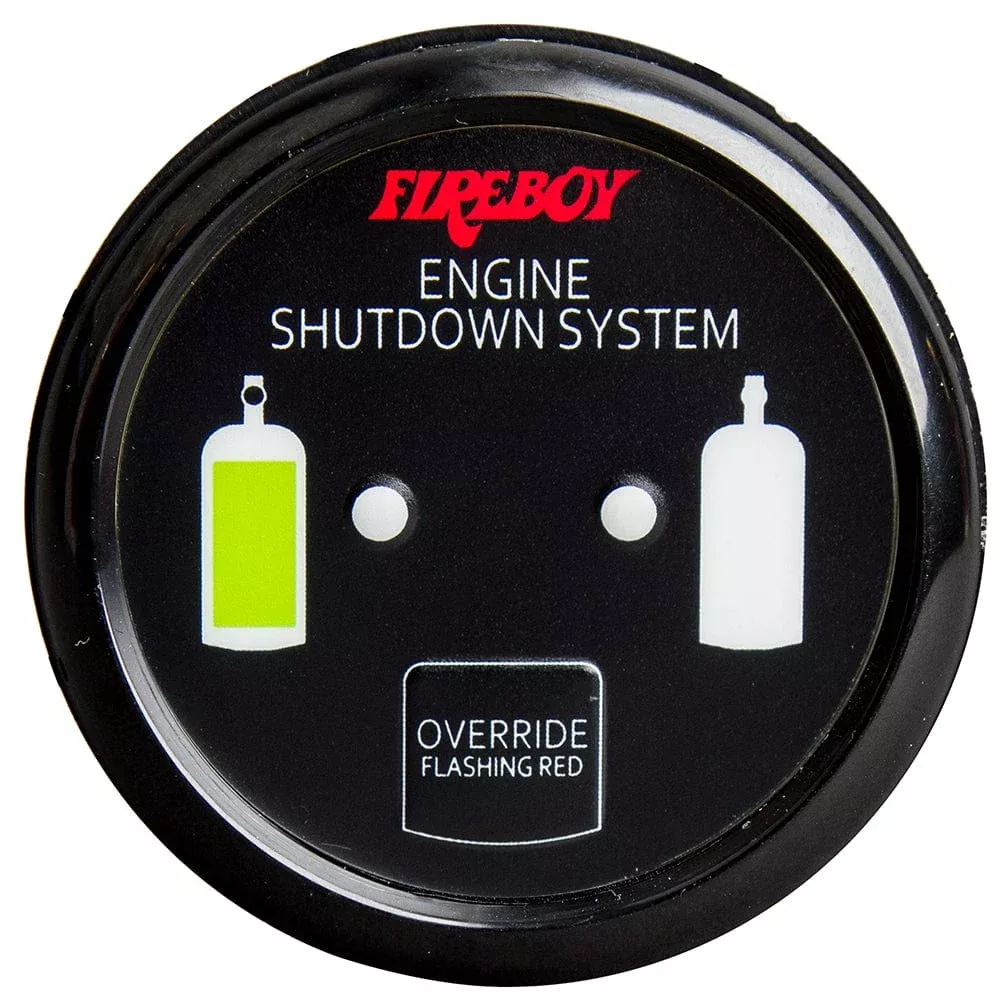 Xintex Deluxe Helm Display w/Gauge Body, LED & Color Graphics f/Engine Shutdown System – Black Bezel Display