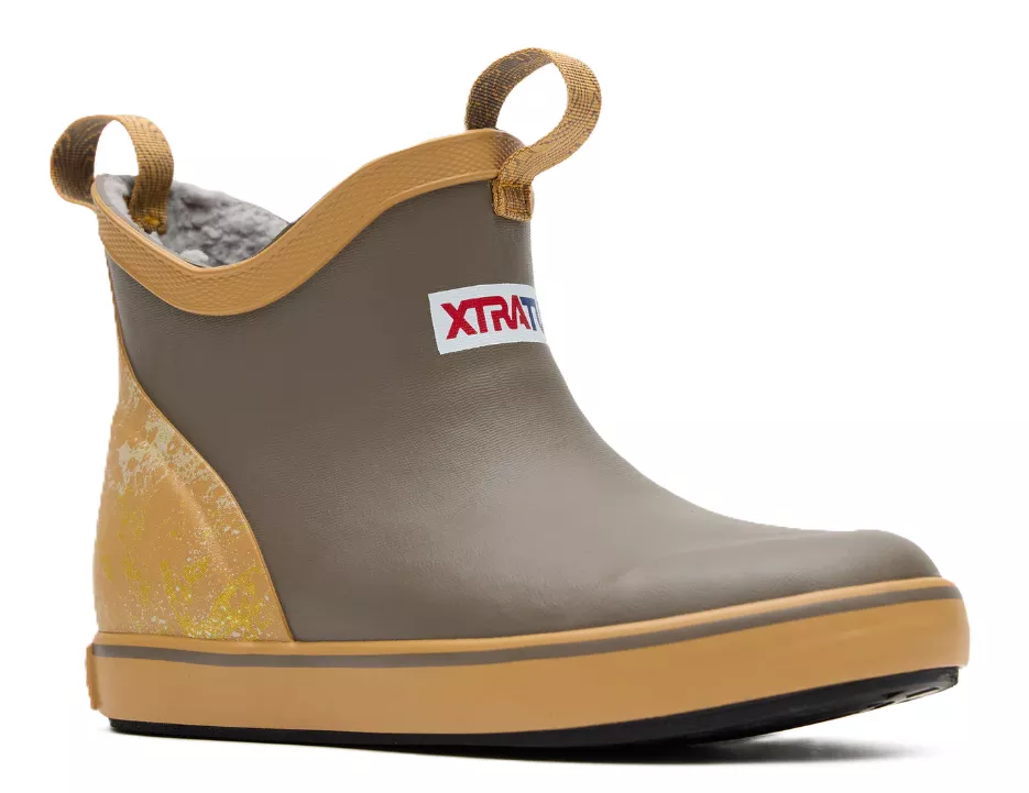 Xtratuf Big Kids Trolling Pack Fleece Lined Ankle Deck Boot #XKABTP9Y