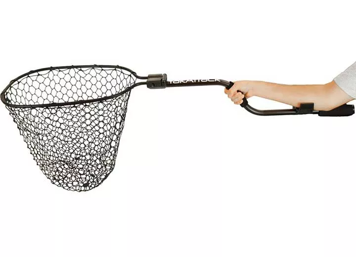YakAttack Leverage Landing Net, 12” x 20” Hoop with Foam Extension• LLN122047K