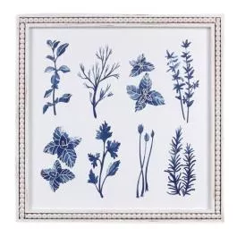 Young’s Blue/Wht Herb Wall Decor