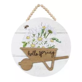 Young's Hello Spring Wall Decor