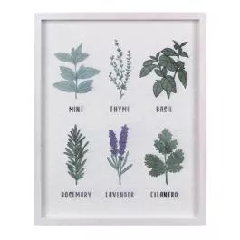 Young’s Wood Framed Herb Wall Art