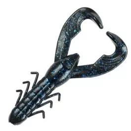 YUM Christie Craw - 3.5" - Black/Blue Flake - Pack of 8