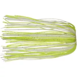 Z-Man EZ Skirt Replacement Skirts – 3 pk- Chartreuse Silver/White Silver