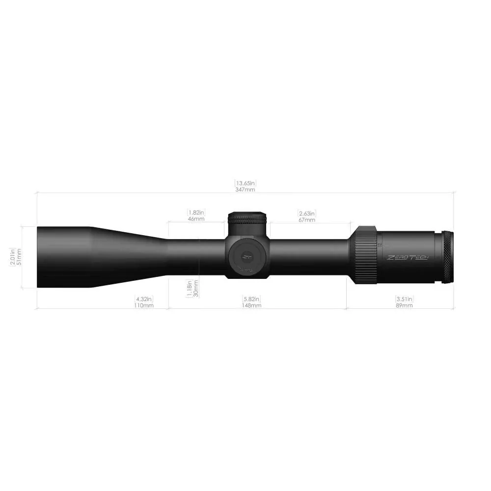 Zero Tech Thrive Riflescope – 3-12x 44mm PHR III Reticle