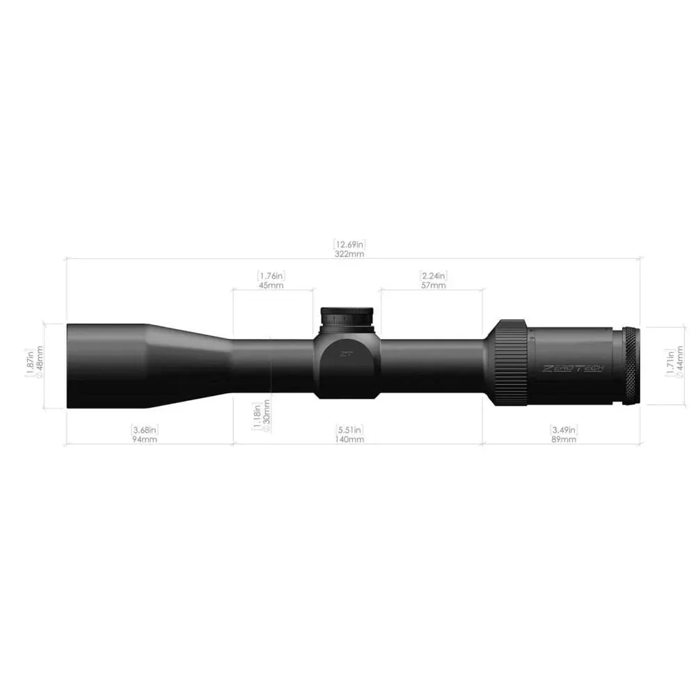 Zero Tech Thrive Riflescope – 3-9x 40mm Zeroplex Reticle