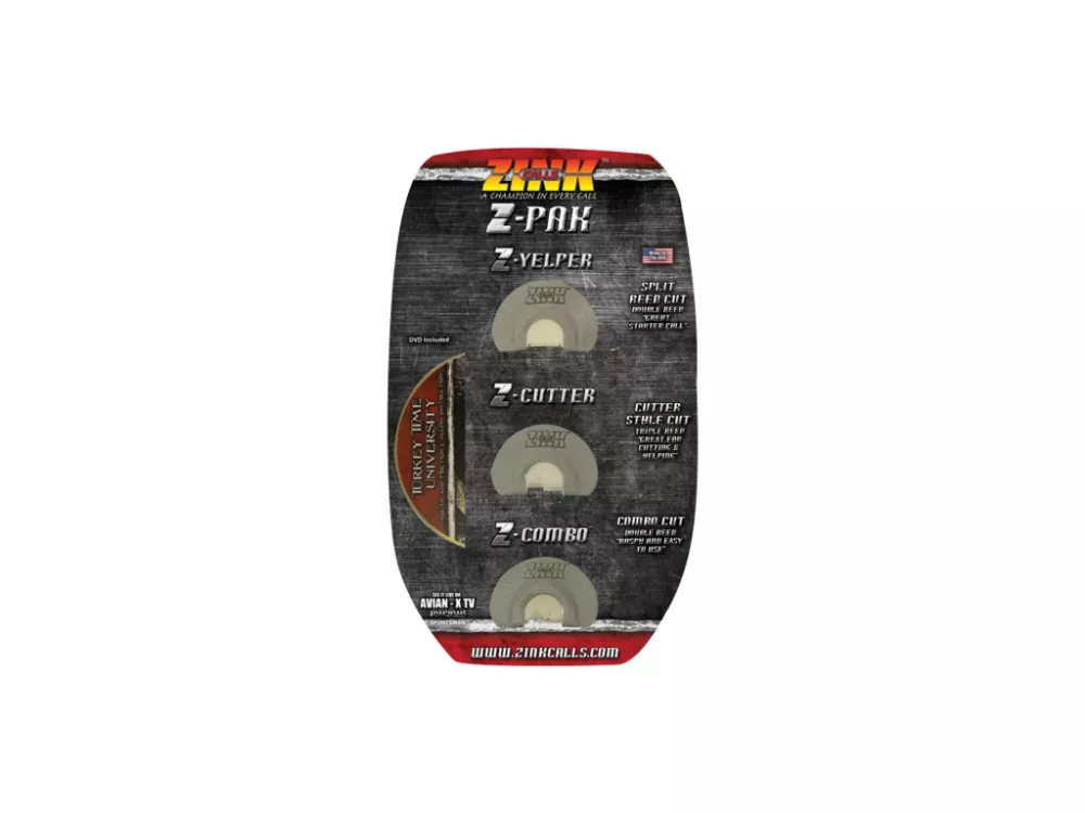 Zink Calls Zink Z-PAK Turkey Call