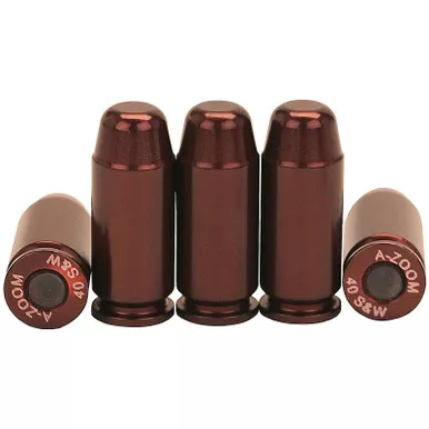 A-ZOOM 15114 40 S&W SNAP CAPS (5pk)