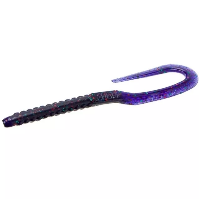 Zoom 6′ U-Tale Worm 20 Count – Junebug Red #001-177